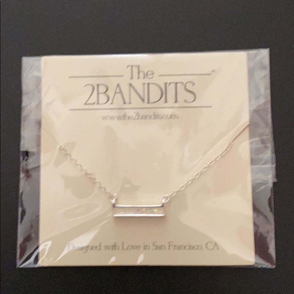 2Bandits silver plated necklace